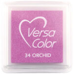 Tsukineko Versacolour Small Stamp Pad - Orchid (34)
