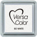 Tsukineko Versacolour Small Stamp Pad - White (80)