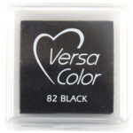 Tsukineko Versacolour Small Stamp Pad - Black (82)