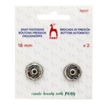 Snap Fasteners - Nickel - 18mm