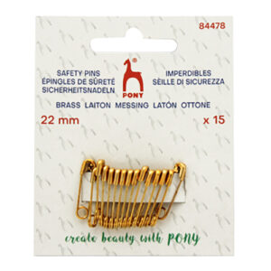 Safety Pins - Brass