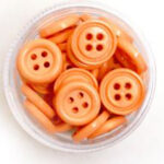 Dress It Up Button - Peach