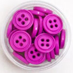 Dress It Up Button - Magenta