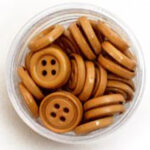 Dress It Up Button - Tan
