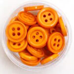 Dress It Up Button - Golden Yellow