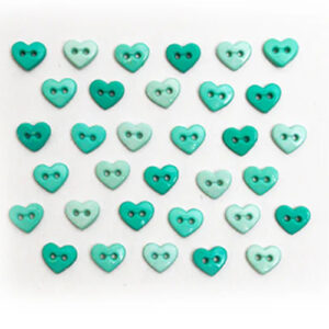 Micro Hearts Seafoam