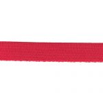 Knitted Foldover Braid - 15mm, 1 Red