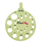 KnitPro Needle View Sizer - Cream