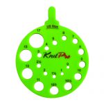 KnitPro Needle View Sizer - Green