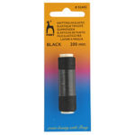 Knitting In Elastic - 200m, Black