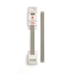 Aluminium Double Point Needles - 20cm - 3.50mm
