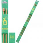 Bamboo Knobbed Needles - 33cm - 2.25mm