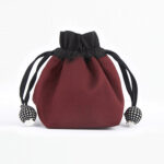 KnitPro Lantern Moon Stitch Marker Pouches - Maroon