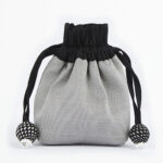 KnitPro Lantern Moon Stitch Marker Pouches - Silver