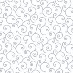 Maywood Studio Kimberbell Basics - Scroll - White/Grey