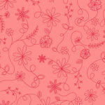 Maywood Studio Kimberbell Basics - Swirl Floral - Peach