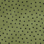 Maywood Studio Woolies Flannel - Polka Dots - Green