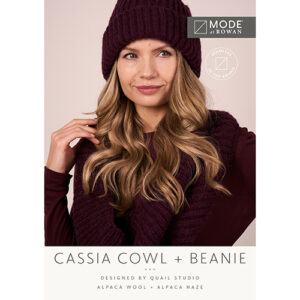 Cassia Cowl Beanie - Alpaca Haze and Alpaca Wool