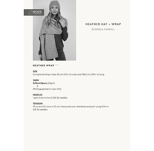 Heather Hat Wrap and Softest Alpaca - Image 3