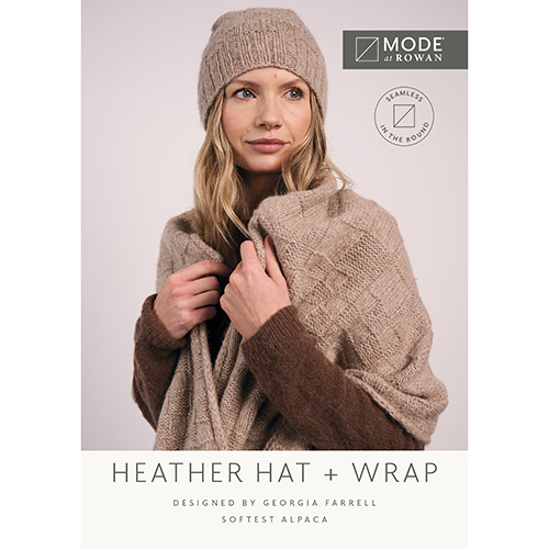 Heather Hat Wrap and Softest Alpaca