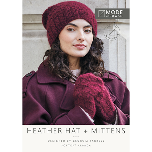 Heather Hat Mittens - Softest Alpaca