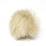 Faux Fur Pom Pom Ball - 45mm, 10