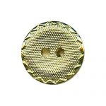 2 Holes Round - 24L, Gold