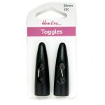 Toggles Sharktooth - 50mm, Black