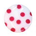 Prints Dots  On - Plastic - White