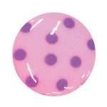 Prints Dots  On - Plastic - Pink