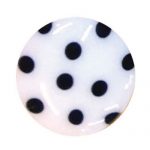 Prints Dots  On - Plastic - White