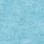Maywood Studio Readerville - Neighborhood Toile - Blue
