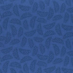 Maywood Studio French Quarter - Leaves - Medium Blue