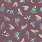 Maywood Studio Wild Side - Birds - Maroon