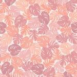 Maywood Studio Wild Side - Leaves - Peach/Pink