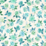 Maywood Studio Nature Studies - Single Floral - Cream/Aqua