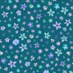 Maywood Studio Nature Studies - Ditsy Floral - Aqua