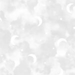 Maywood Studio Honey Bunny - Clouds & Moons - Light Grey
