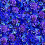 Maywood Studio Forget Me Not - Deep Sea - Dark Blue