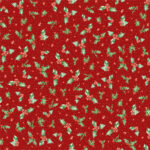 Maywood Studio One Snowy Day - Holly - Dark Red