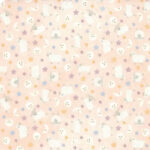 Maywood Studio Little Chicks Flannel - Lambies & Moon - Pink