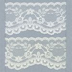 NL209 Nylon Lace - 45mm, White