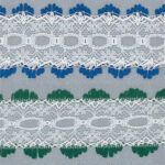 NL265 Nylon Ribbon Hole Lace - Blue
