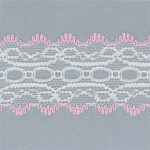 NL265 Nylon Ribbon Hole Lace - Pink_