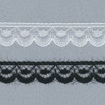 NL267 Nylon Lace - 10mm, White