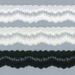 NL282 Polyester Lace - 25mm, White