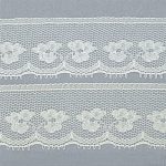 NL303 Nylon Lace - 26mm, White