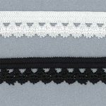 NL391 Stretch Lace - 12mm, White