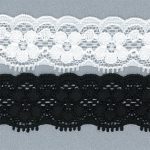 NL399 Stretch Lace - 25mm, White