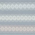 NL709 Nylon Lace - 12mm, White